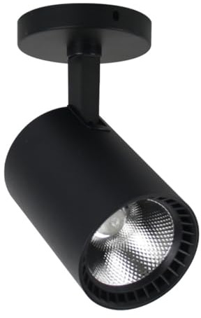 Operitacx 10w Led Ceiling Spotlight Track Light for Art Exhibition Aluminum Construction Adjustable Head