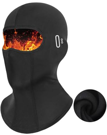 Pasamontañas Balaclava Térmico con Foro para Gafas, Anti-Viento y Transpirable para Moto, Esquí, Ciclismo y Deportes de Invierno