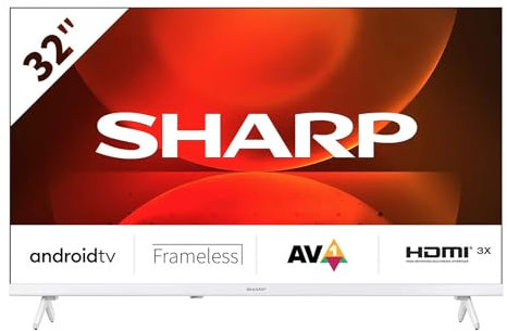 Sharp 32FH2EA - 32 ANDROID TV LED HD - FRAMELESS - AUDIO DOLBY DIGITAL+ / DTS HD - CHROMECAST - WHITE - IT']Actual color: ['multicolore'] matches with predicted color: , 5905683270304