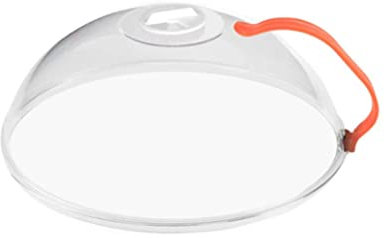 Cubierta para platos de microondas con asa, cubierta antisalpicaduras, protector de alimentos con ventilación, 26 x 26 x 10 cm, cubierta para platos de microondas con asa, cubierta para alimentos