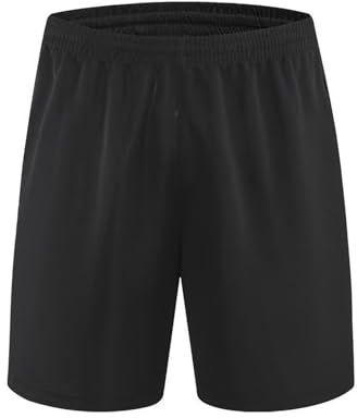 Cozozn barn sportshorts pojkar tennis fotboll, svart, 128
