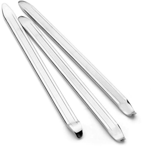 Leylve 3 leve per pneumatici per bicicletta, 30 cm, leva per montaggio pneumatici in acciaio ad alta resistenza, attrezzi per il montaggio di pneumatici per moto, bicicletta, carrello, scooter