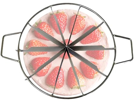 Cortador De Tartas En Porciones, Cortador De Queso De Acero Inoxidable, Divisor De Porciones 10 Accesorios De Cocina Para Repostería Hogar Cafetería Restaurante Fiesta Boda Cumpleaños Tarta Quesada
