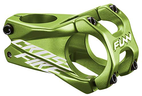 Funn Crossfire Potencia para Bicicleta de Montaña con Abrazadera de Manillar de 31.8mm - Potencia de Bicicleta de Aleación Duradera y Ligera para Bicicleta de Montaña, Longitud de 50mm (Verde)