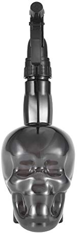 Forma del diavolo Bottiglia spray per parrucchieri, spruzzatore per acqua nebulizzata Salon Salon 500ml(Nero), Spray per parrucchiere Flacone ricaricabile Cranio Parrucchiere Nebulizzatore spray