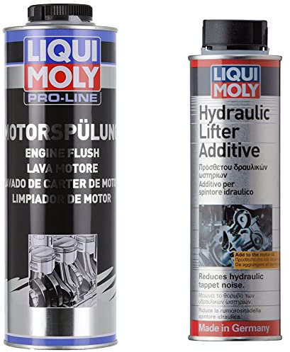 Liqui Moly 2425 Pro-Line Engine Flush & 20004 Hydraulic Lifter Additive 300ml