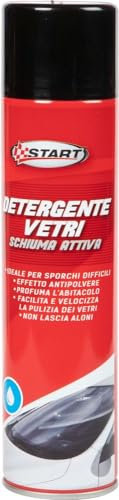 Start Spray nettoyant pour vitres de voiture, avec mousse active, 400 ml, anti-poussière, fraîcheur, nettoyage en profondeur