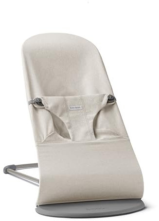 BabyBjörn Bouncer Bliss, Woven mélange, Light Beige