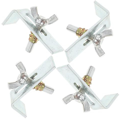 NUOBESTY Supports Dinstallation De Lavabo Supports Dévier Sous Plan Fixations Dévier Robustes Paquet De 4 Pour Salle De Bain