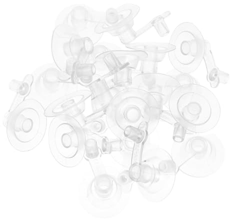 GALPADA 20 Pezzi Valvole Gonfiabili PVC Trasparenti per Nuoto Cuscini Giochi Gonfiabili Accessori Sostitutivi per Barche e Giochi da Spiaggia
