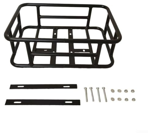 Hasaller Cykel Bakhylla Korg Vattentät Cykel Lastställ Cykel Bakre Ram Korg Kraftiga Cyklar Avtagning Bärare Järn Förvaring Låda Montering 46 x 32,5 x 15 cm