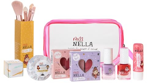MISS NELLA Tasche DER Wunder Das perfekte Geschenkset für Kosmetiktaschen für Mädchen, die Sich wie eine Mama verkleiden wollen