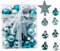 Weihnachten Deko Kugel Set 31 Stück Weihnachtskugel Glitzer Christbaumkugeln Anhänger Weihnachtsstern Weihnachtsbaum Hängedeko Weihnachtsdeko Hängend Christbaumschmuck Dekokugel Baum Tür Wand