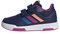 adidas Tensaur Hook and Loop Shoes Laufschuhe, Dark Blue/Lucid Fuchsia/Blue, 28 EU