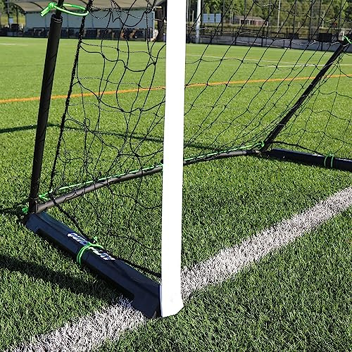 QUICKPLAY Kickster Soccer Goal Base Weights (Set of 2) | for Soccer Training on Turf and Hardfloors [Goal not Included] (KICKSTER Base Weight Short - for 3x5, 6x4, 8x5 Size Goals)