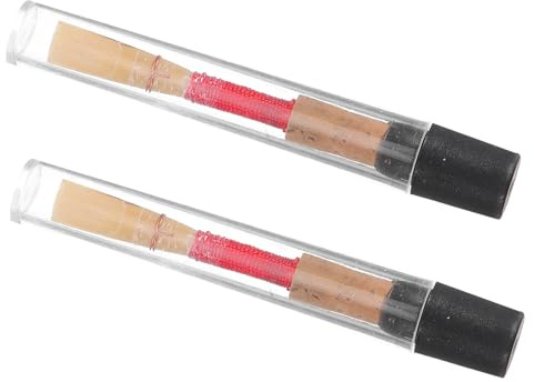 HONITANO 2 st handgjorda oboe mjuka vinglar ersättningsset för nybörjare träblåsinstrument tillbehör för utställning och praktisk