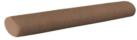 Rr tianshi Rundes Bett-Lückenfüllerkissen, rundes Bett, Sofa, Kopfteil, Lendenkissen, Nackenrolle für Kopf, Beine, Taille, langer Lückenfüller (15 x 15 x 120 cm, Braun)