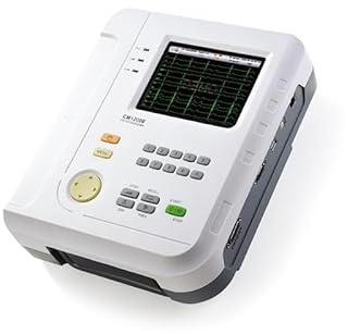 CM1200B Portable ECG Machine; 12-Channel Home Medical ECG Monitor Analyzer with Printout