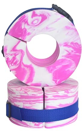 Simarmband – EVA 15x15x7,8cm 2 Stycken | Justerbara EVAs Högdensitet Färgade Armringar | Vattenaerobics Flytring För Armar | EVA Högdensitet Träningsvikter För Armar Förs Simträning Och Vattenövningar
