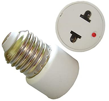 2st E27 Sockel Lampenadapter Reisekonverter Für Europa Lampenkonverter Für E27-sockel E27 Lichtfassung Adapter Für E27 Birne Schraube Licht Steckdose Weiß Vereinigte Staaten Reisen