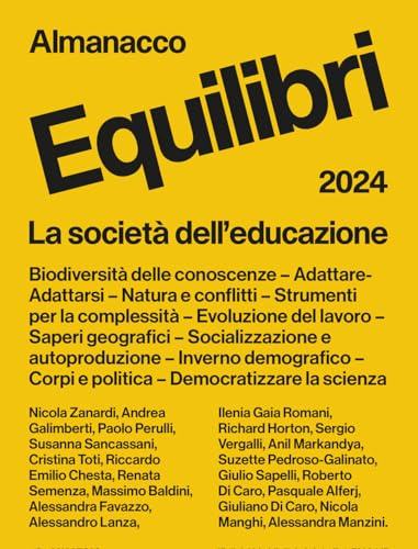 Almanacco equilibri 2024. La società dell'educazione