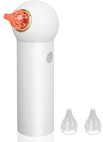 Elektrischer Ohrentrockner, Tragbar Ohrreiniger Elektrisch, Wiederaufladbarer Ohrentrocknungs Mit 2 Stufen Und Rotem Licht, Für Duschen, Schwimmen, Wassersport (700 mAh Lithiumbatterie) (White)