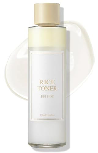 Rice Toner Gesichtswasser, Toner Gesicht mit Niacinamide, Feuchtigkeitsspendend Reiswasser für Trockene und Fettige Haut, Glow Gesichtstoner für Verbesserung der Mattheit, TonerKoreanische Hautpflege