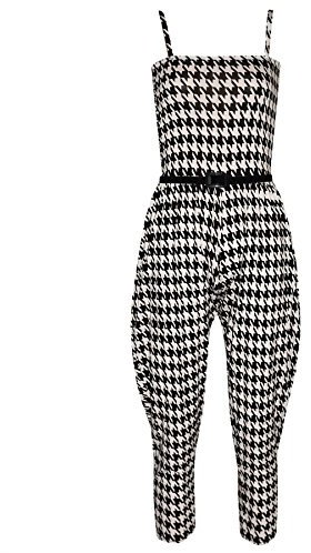 Flickor jumpsuit barn blommig leopard aztek tribal tryck trendig lekdräkt alla i en ålder 7 8 9 10 11 12 13 år
