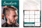 500 Stück Friseur Herren Bonuskarten (BOK-422) mit 10 Stempelfeldern. Treuekarten passend für Bereiche wie Frisör, Kosmetik, Haarpflege