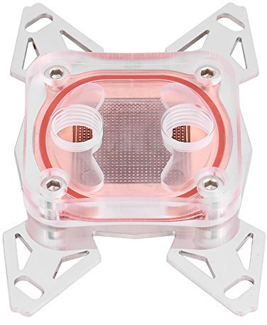 Diyeeni CPU Water Block for AM4 Socket, PC Water Cooling CPU Cooler Heat Sink G1 / 4 Thread, Copper Base, Computer Liquid Cooling System Accessories