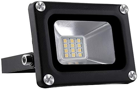 Bikuer 10W Warmweiß LED Strahler, 1000LM Superhell 220V LED Fluter Flutlicht Außenstrahler, IP65 Wasserfest 3000K Tageslichtweiß, Ideale Wandleuchte Auße