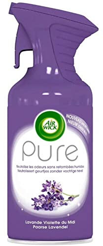 Airwick Pure Lot de 6 désodorisants en spray Lavande 250 ml
