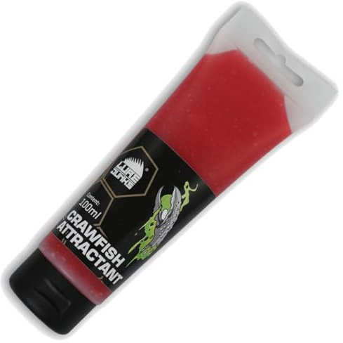 Lurejunks Attractant - 100ml Paste zum Raubfischangeln, Lockstoff, Farbe/Aroma:Rot/Krustentier