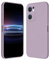 RankOne Funda para OPPO Find X5 Lite/OPPO Reno7 5G (6.43 Inches) Carcasa de Silicona de TPU Suave - Hierba púrpura