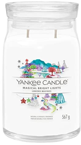 Yankee Candle Magical Bright Lights Large Jar,White,Large Jar Candle