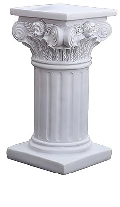 Ulalaza Scultura di angelo Colonne decorative romane greca Figura in resina Scultura Artigianato Ornamento Figurine da collezione Decorazione soggiorno casa