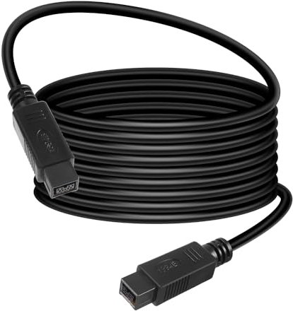 HATMINI Câble Firewire 400 de 1,8 m, IEEE 1394 Firewire 9 broches mâle vers 9 broches mâle, câble adaptateur Firewire DV pour imprimante, PC, scanner, caméscope (9PIN à 9PIN)