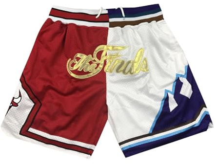 XYYYHTL Pantaloncini da Basket da Uomo per Sport Traspirante Pantaloncini Sportivi da Basket Loose Fit Aria Aperta Estivi Basketball Shorts