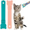COODAM Cat Treat Squeeze Spoon Dispenser - Multi Cat Food Spoons for Wet Food Lickable Treat Squeeze up Spoon for Liquid Snack Water Feeding (Blue,Pink)