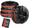 GBKDQQ Lot de 5 housses de protection pour pneus de 19-23 pouces, housse de pneu de voiture imperméable, lavable, pour un transport propre et un rangement sûr, diamètre 80 cm