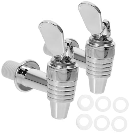 FUNNETOYU 2piezas Grifo De Bebida Para Barriles y Garrafas Accesorio De Dispensador De Agua Fácil Instalación Filtraciones