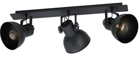 EGLO Deckenlampa Barnstaple 1, 3-flammig taklampa vintage industriell retro