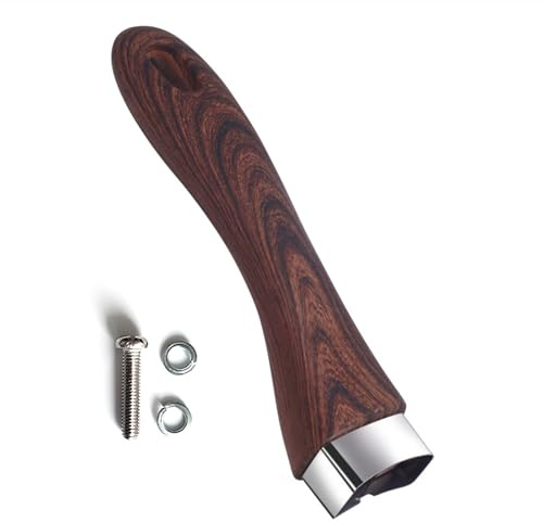Manico Universale, Pentole Maniglia, Manico Rimovibile, per Utilizzato Nella Maggior Parte Degli Accessori Pentole da Cucina （Legno Marrone）