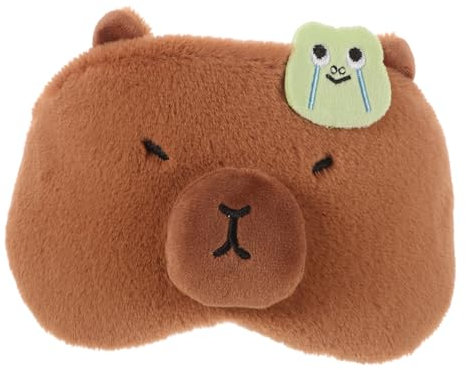 Ipetboom Capybara-augenklappe Reisekissen Für Flugzeug Fliege Nackenkissen Für Unterwegs Reise Nackenkissen Augenkissen Panda-kissen Coole Kissen Zum Schlafen Tiere Schwebend 5% Wasser