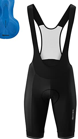Gonso Herren Sitivo Bib Trägerhosen, Black / Skydiver, XXL EU