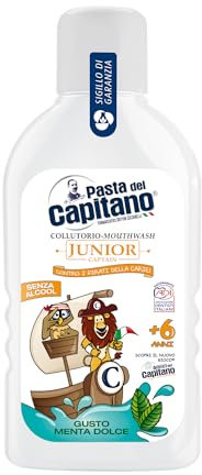 Pasta del Capitano Collutorio Junior Menta Dolce - 400 Ml - 400 ml