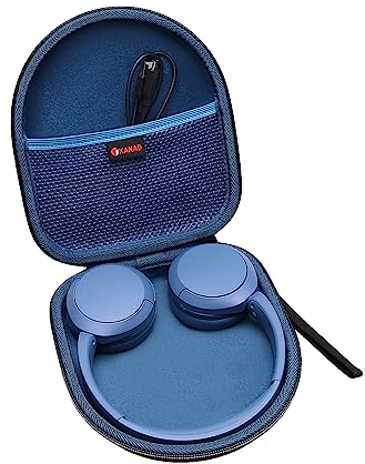 XANAD Kopfhörer Tasche für Sony WH-CH520 WH-CH510 Kabellose Bluetooth Kopfhörer On-Ear Headphone Case blau