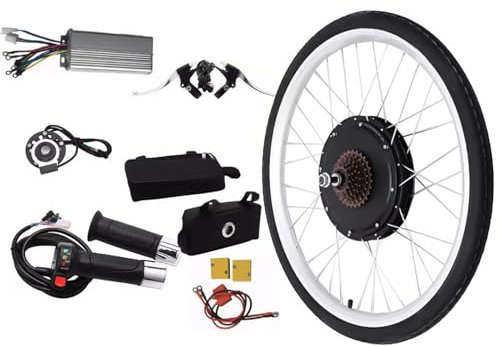 YNAADYH 20 tums elcykelnav motor konverteringssats 36 V 250 W för elektrisk cykel bakhjul 20 tum 36 V 250 W e-cykel konverteringssats LED elektrisk cykel bakhjul motor nav