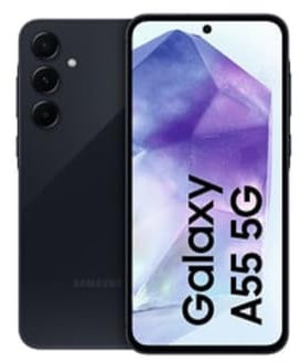 Samsung Galaxy A55 5G 128GB Smartphone 8GB RAM Unlocked Dual-Sim-Free - Navy A (Renewed)
