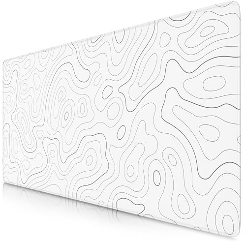 TITANWOLF Tapis de Souris Gaming XXL 900x400mm, Mouse Pad Mat, sous-Main Bureau Gamer Extra Large en Tissu, Base antidérapante, Haute précision et Vitesse, pour Souris claviers Roccat Razer Logitech